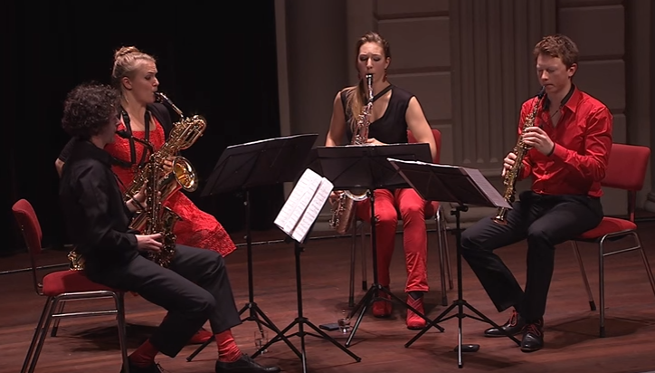 Bekijk de trailer van De weg naar de vrijheid met het Berlage Saxophone Quartet