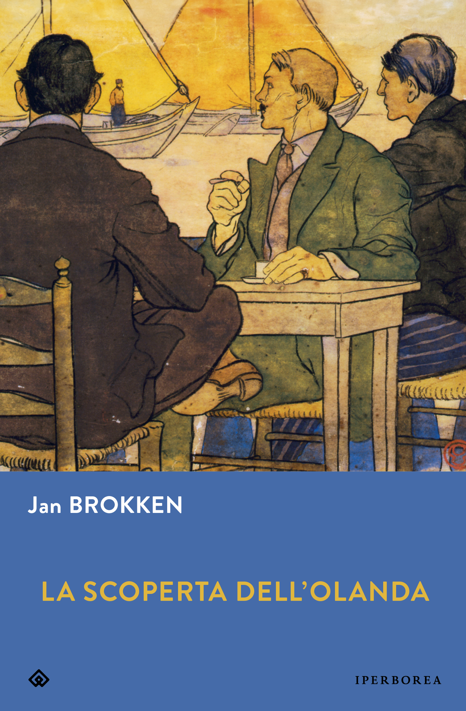 Jan  Brokken op de Boekenbeurs in Turijn voor de uitreiking van de Premio Strega Europeo